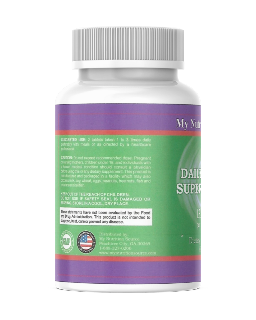 Organic Daily Dose Superfoods, 60 Tablets
