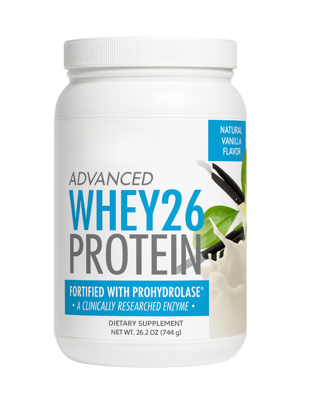 Advanced Whey Protein Shake, 26.2 oz (744 g), Vanilla