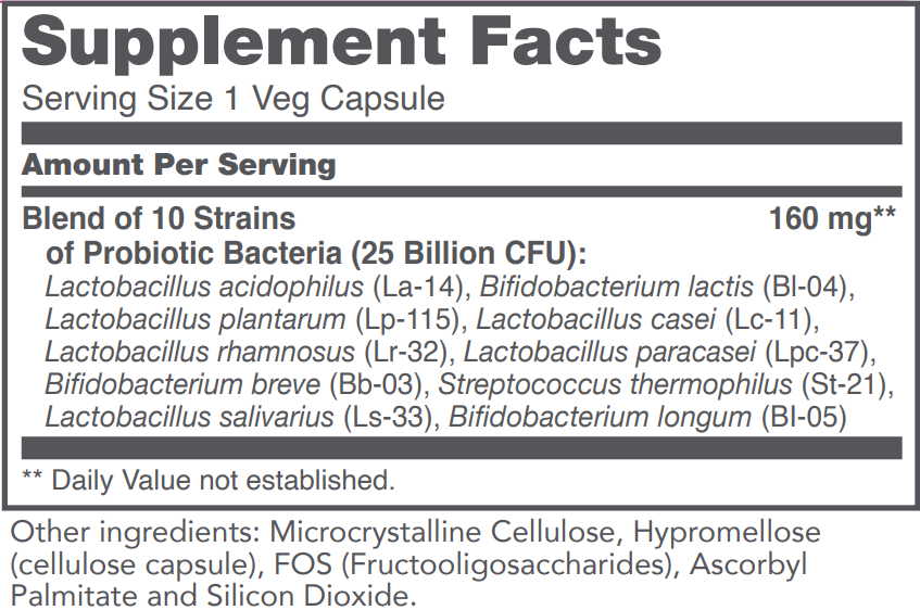 ProtoDophilus, 25 Billion, 10 Strains, 50 Veg Capsules