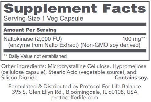 Nattokinase, 60 Veg Capsules