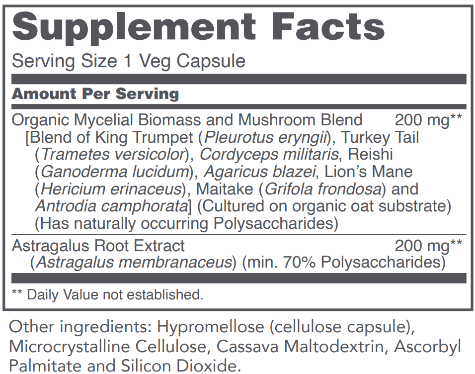 Mycel Immune Plus, 90 Veg Capsules