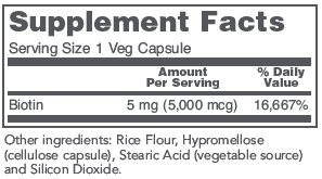Biotin, 90 Veg Capsules