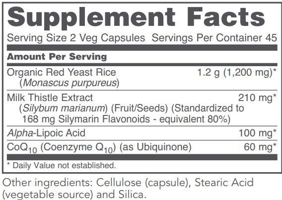 Red Yeast Rice Plus, 600 mg, 90 Veg Capsules