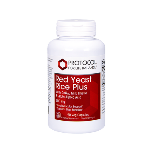 Red Yeast Rice Plus, 600 mg, 90 Veg Capsules