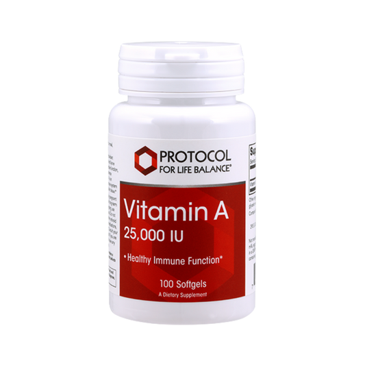 Vitamin A, 25000 IU, 100 Softgels
