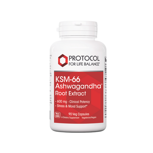 KSM-66 Ashwagandha Root Extract, 600 mg, 90 Veg Capsules