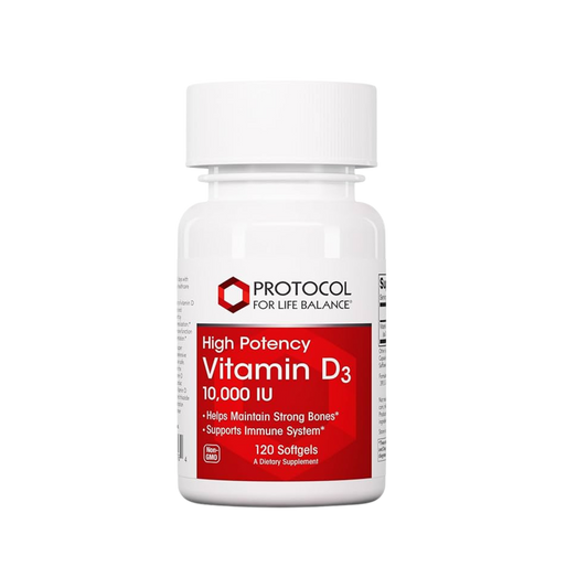 Vitamin D3 10,000 IU (High Potency), 120 Softgels