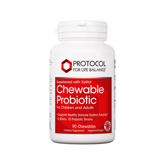 Probiotic for Children & Adults, 2 Billion, 10 Strains, 90 Chewables