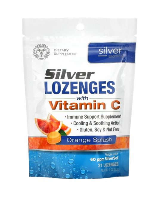 SilverSol Lozenges with Vitamin C, 21 Lozenges