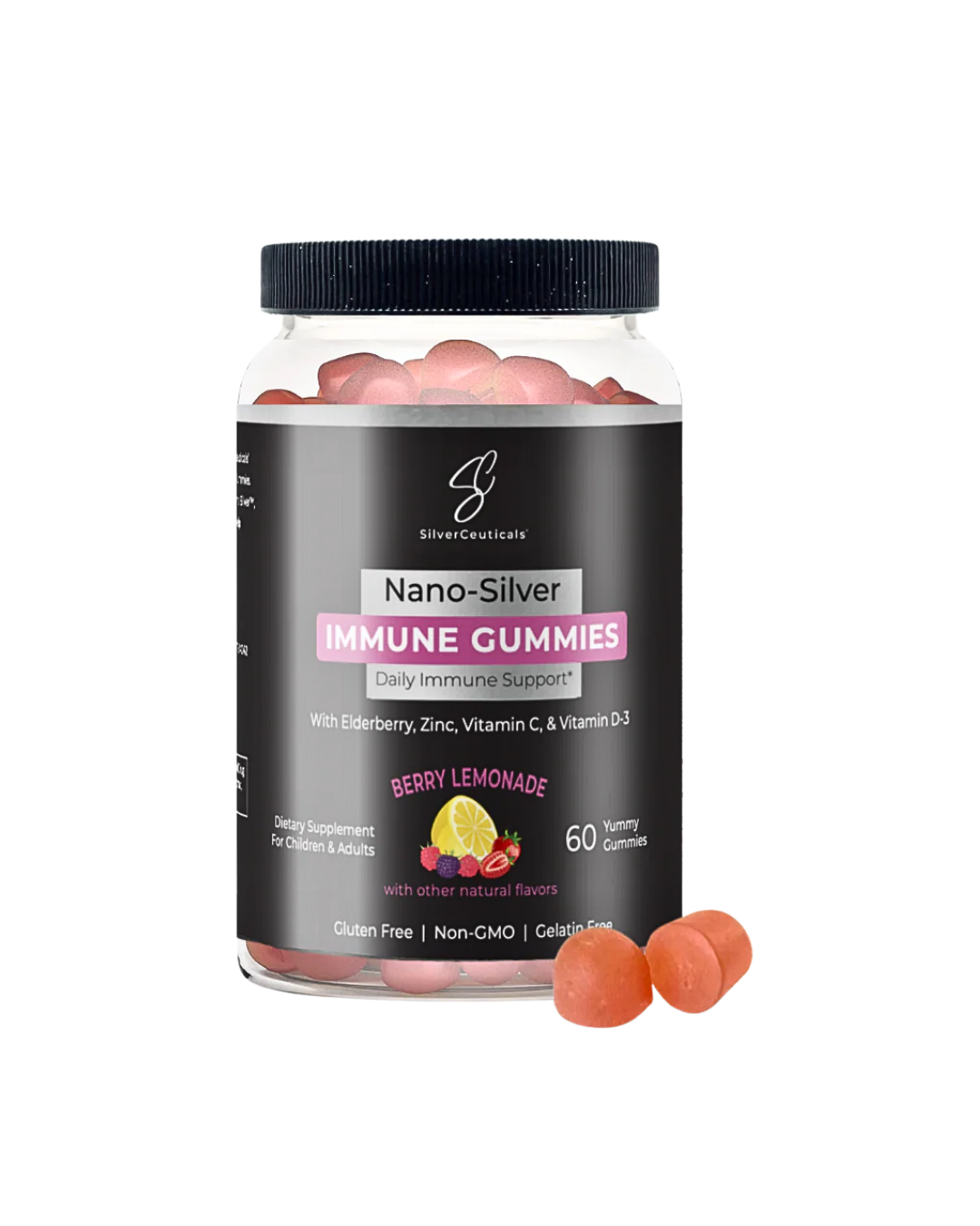 Nano-Silver Immune Gummies, 60 Gummies